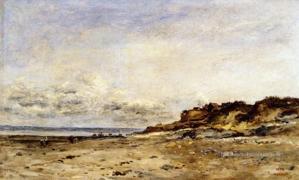 Marée basse à Villerville Barbizon impressionnisme paysage Charles François Daubigny Peintures à l'huile